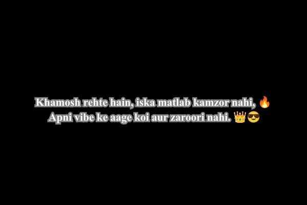 Swag Shayari