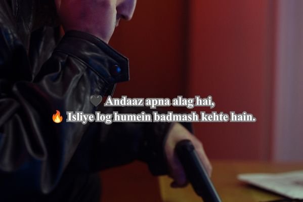 Badmashi shayari