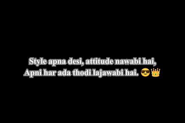 Badmashi Shayari Attitude