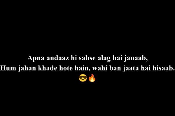 Badmashi Shayari Attitude