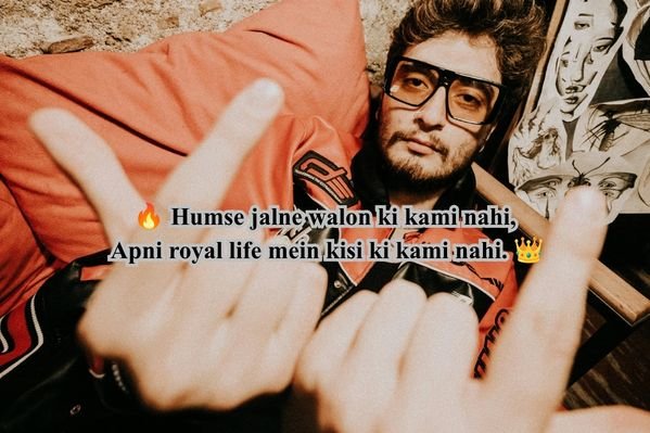 Royal Attitude Shayari 2 Line